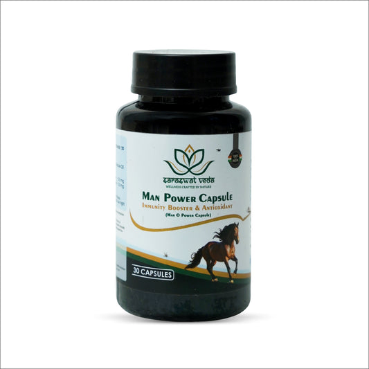 Man O Power Ayurvedic Capsules – Vitality, Energy & Stamina Support (30 Capsules)