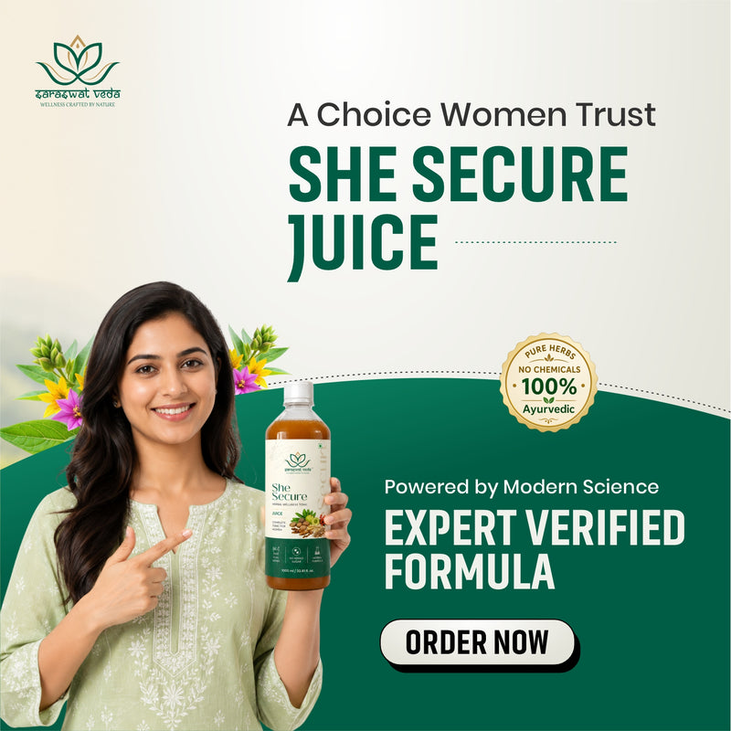She Secure Juice Premium Ayurvedic Women's Wellness Formula | Supports Hormonal Balance, Feminine Health, Energy, Digestion & Natural Beauty