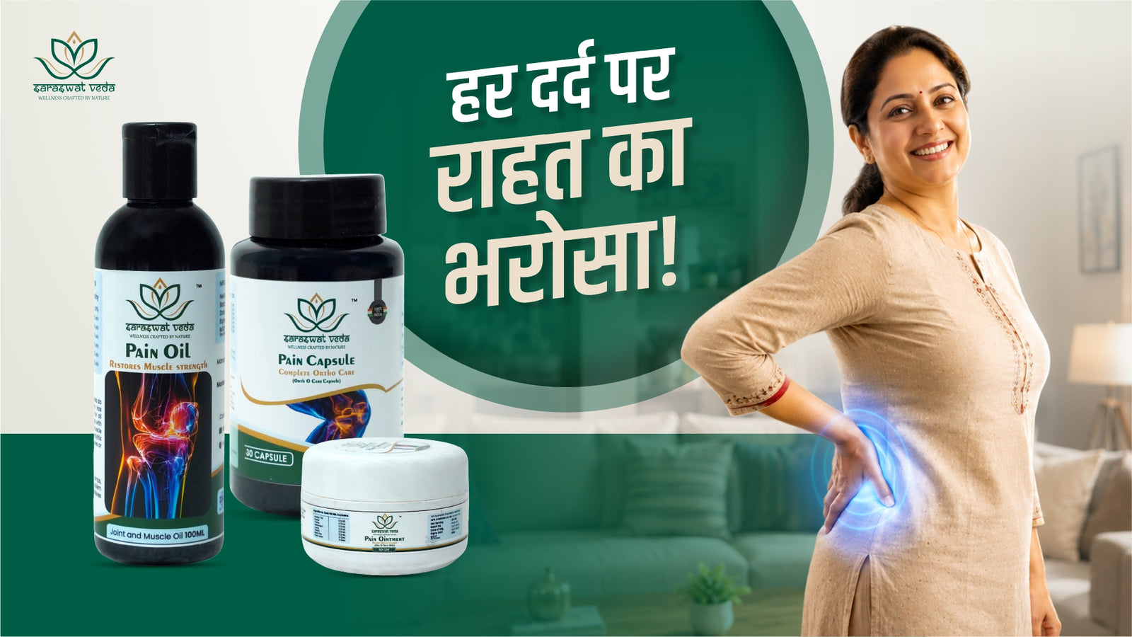 Pain Relief Ayurvedic Kit – Complete Joint & Muscle Care Combo