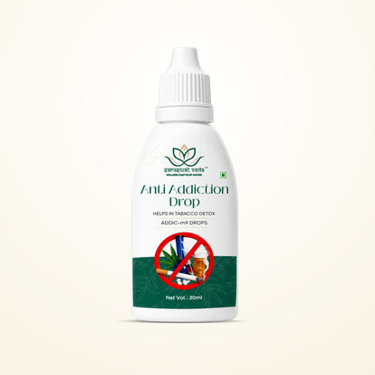 Saraswat Veda Anti Addiction Drops 30ML | Ayurvedic Herbal Detox & Wellness Support Formula