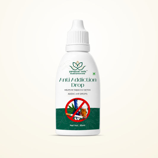 Saraswat Veda Anti Addiction Drops 30ML | Ayurvedic Herbal Detox & Wellness Support Formula