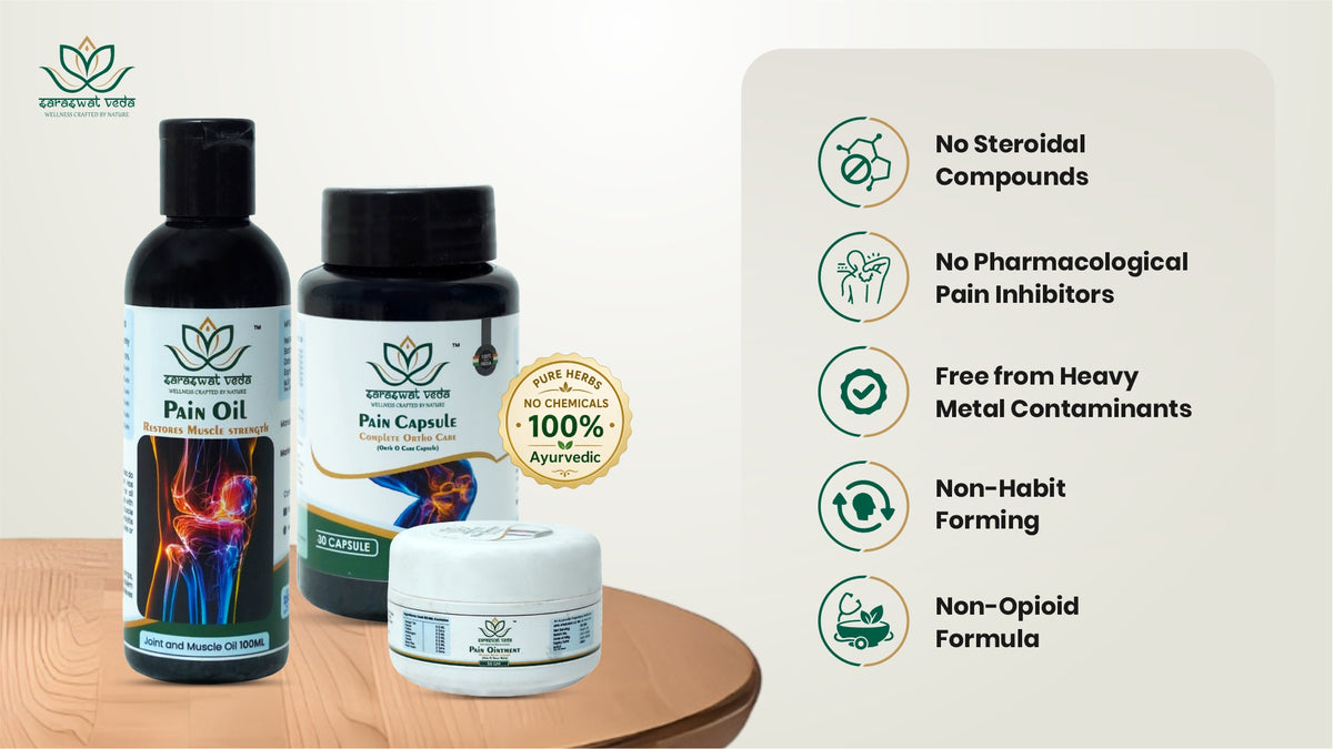 Pain Relief Ayurvedic Kit – Complete Joint & Muscle Care Combo