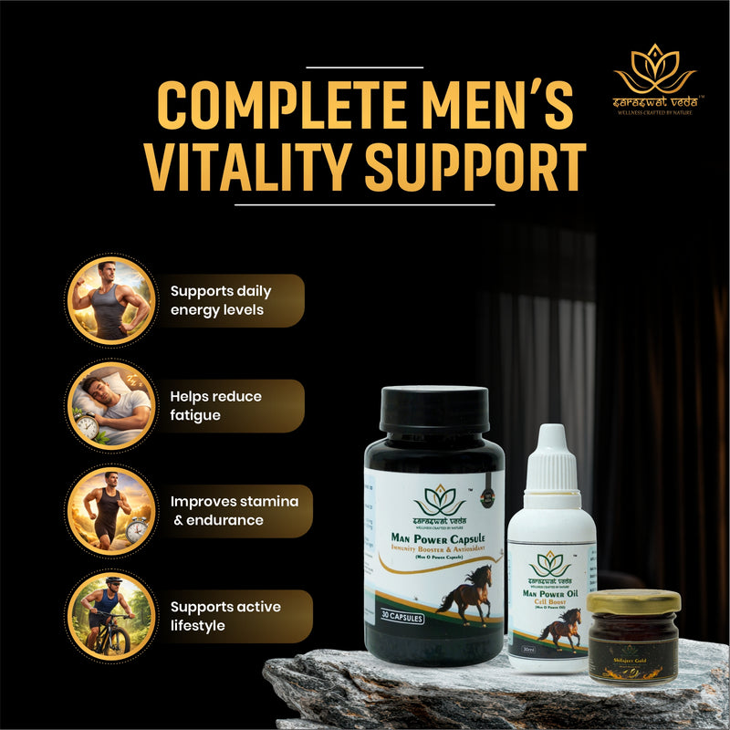 Men’s Sexual Wellness Ayurvedic Kit – Strength, Stamina & Vitality Support
