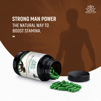 Man O Power Ayurvedic Capsules – Vitality, Energy & Stamina Support (30 Capsules)