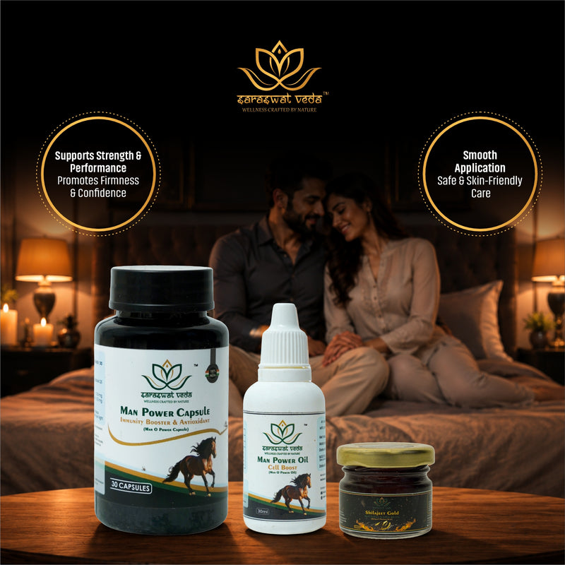 Men’s Sexual Wellness Ayurvedic Kit – Strength, Stamina & Vitality Support
