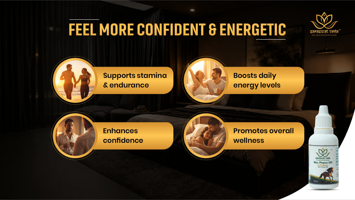 Man Power Ayurvedic Oil – Vitality & Energy Support (30 ml)