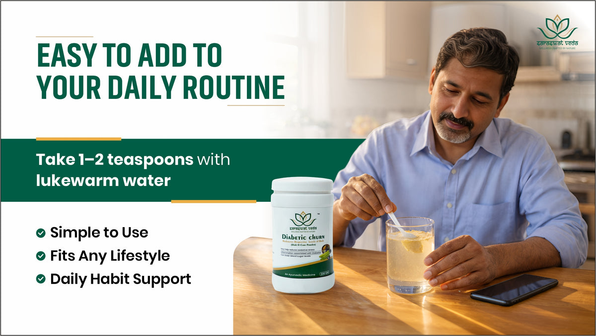 Diabetic Churn Ayurvedic Powder – Blood Sugar Support (200 g)