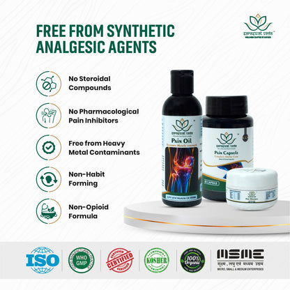Pain Relief Ayurvedic Kit – Complete Joint & Muscle Care Combo