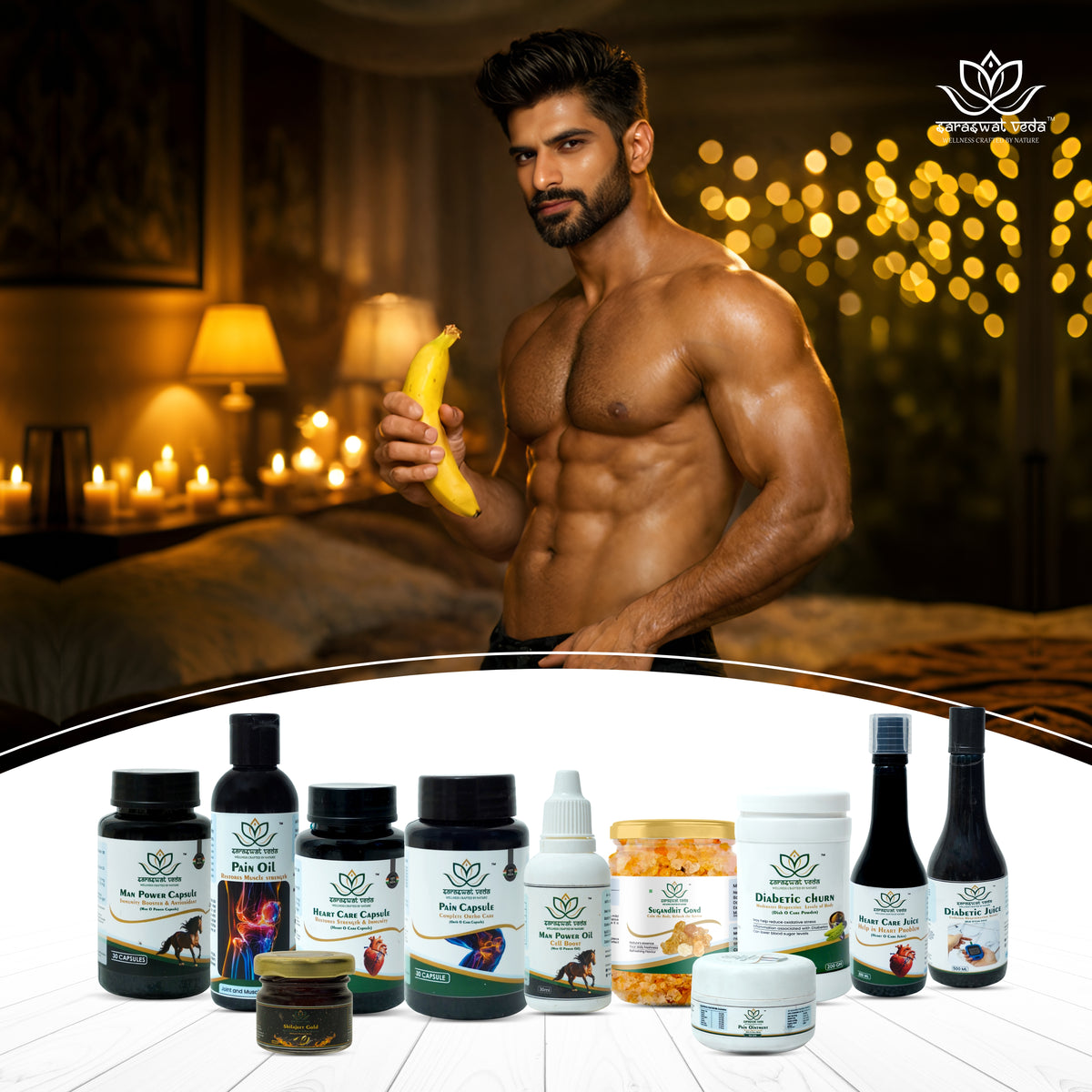 Man O Power Ayurvedic Capsules – Vitality, Energy & Stamina Support (30 Capsules)