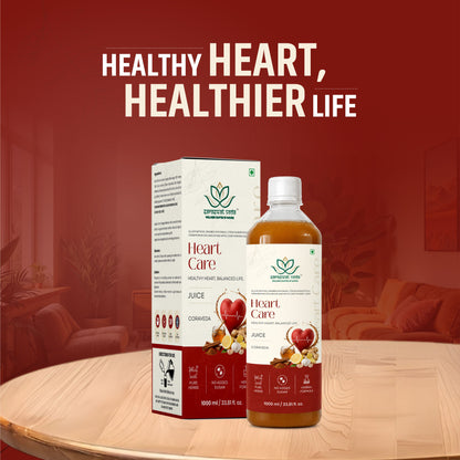 Saraswat Veda Heart Care Juice | Advanced Ayurvedic Heart Wellness Formula | Apple Cider Vinegar, Garlic, Ginger, Cinnamon & Honey | No Added Sugar | Daily Herbal Drink | 1000 ml