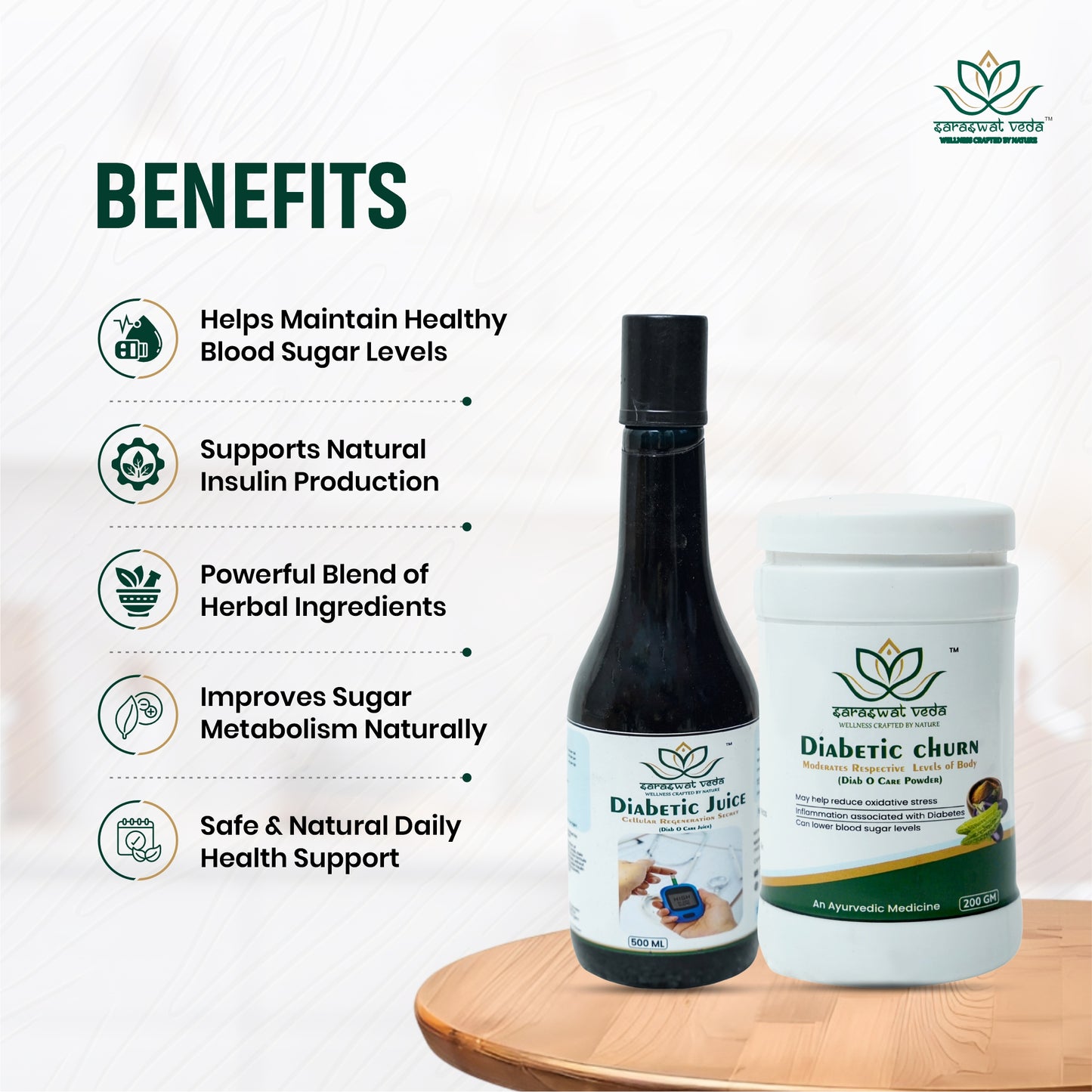 Diabetic Care Ayurvedic Kit – Blood Sugar & Metabolic Support Combo