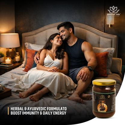 Saraswat Veda Gold Avleha Chyawanprash 500g with Swarna Bhasma, Rajat Bhasma & Herbal Rasayan | Ayurvedic Vitality, Strength & Immunity Support for Men
