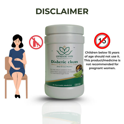 Diabetic Churn Ayurvedic Powder – Blood Sugar Support (200 g)