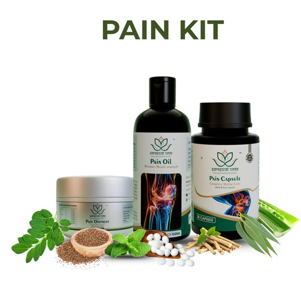 Pain Relief Ayurvedic Kit – Complete Joint & Muscle Care – Saraswat Veda