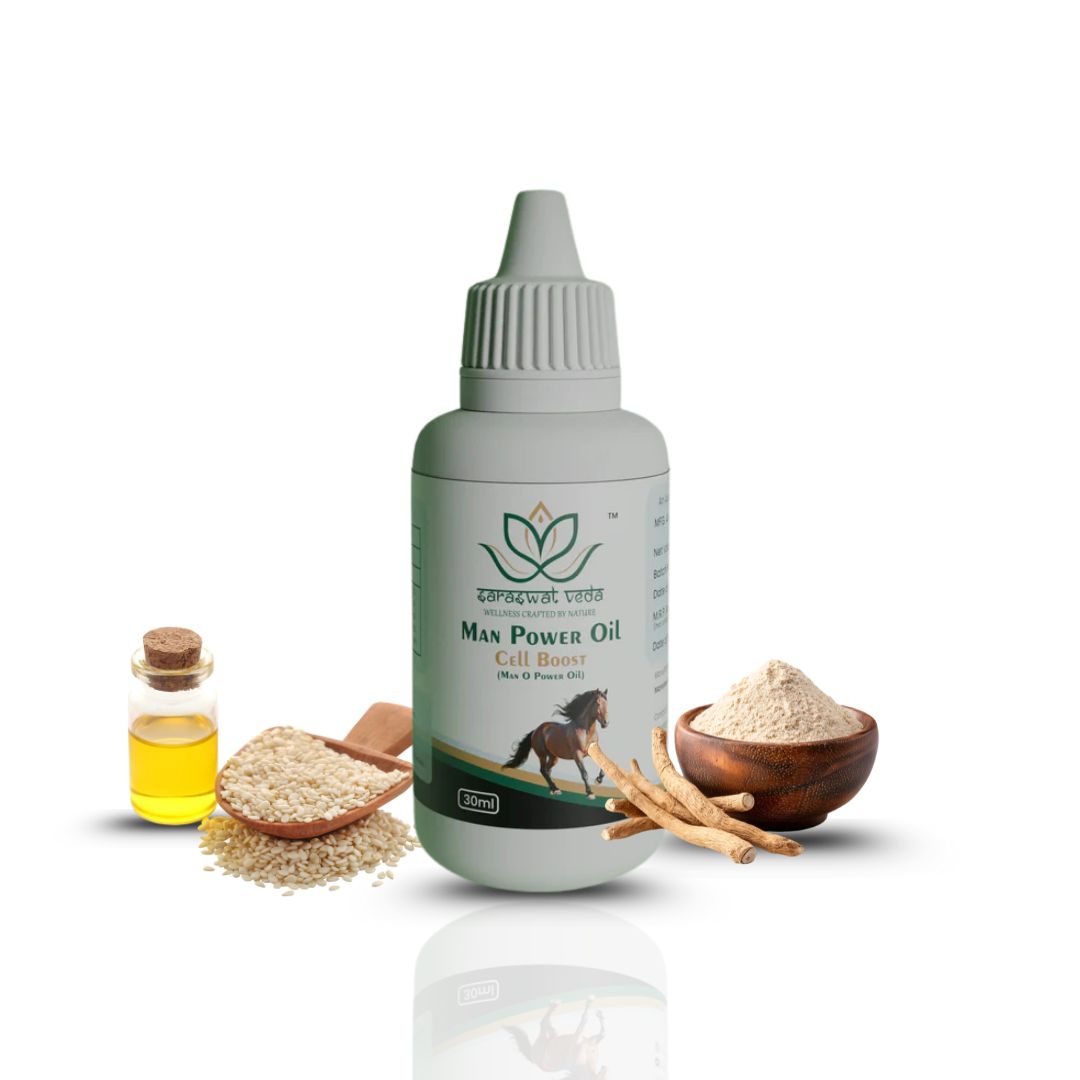 Man Power Ayurvedic Oil – Vitality & Energy Support (30 ml)