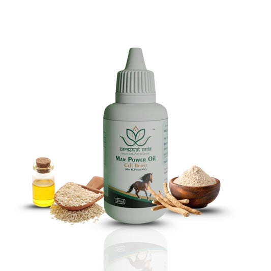 Man Power Ayurvedic Oil – Vitality & Energy Support (30 ml)