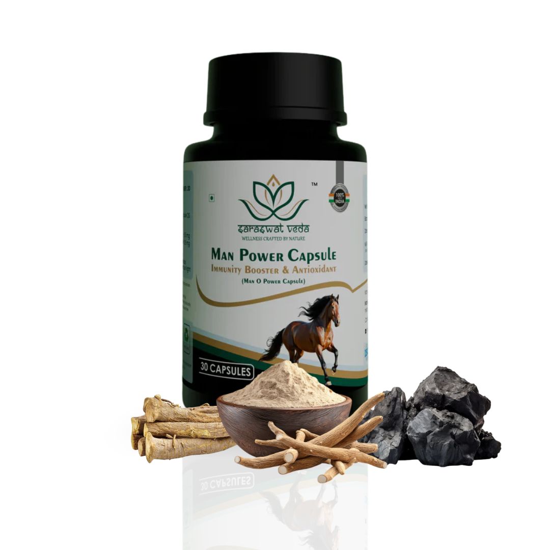 Man O Power Ayurvedic Capsules – Vitality, Energy & Stamina Support (30 Capsules)