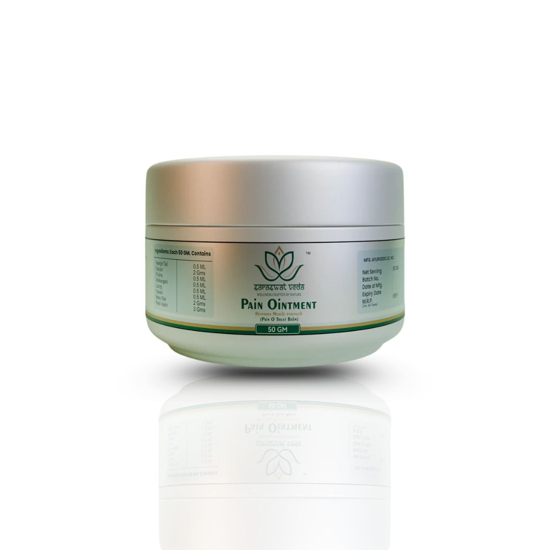 Pain O Treat Ayurvedic Balm – Joint & Muscle Pain Relief Ointment (50 g)