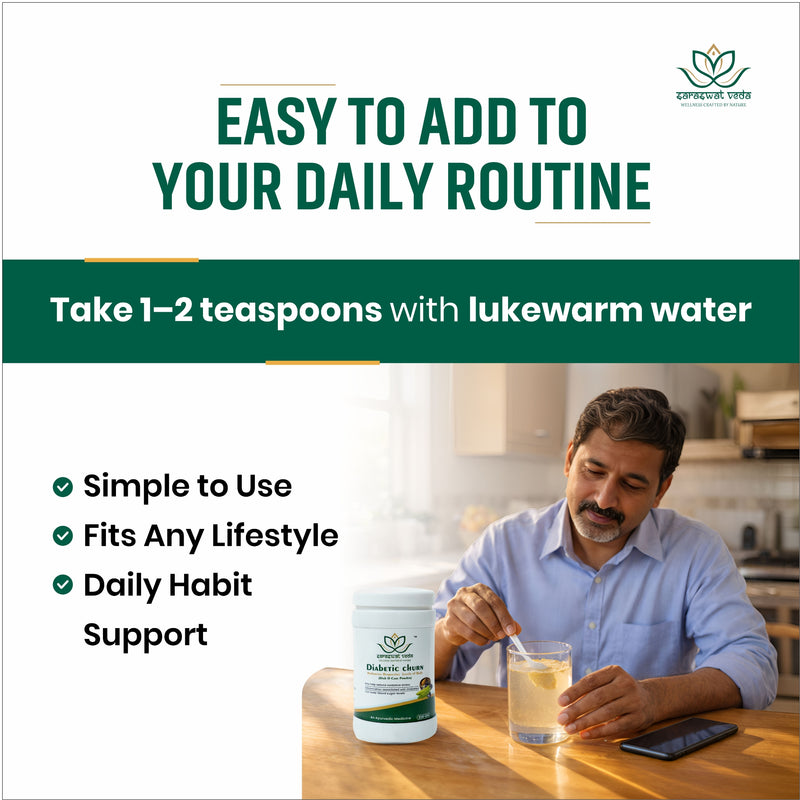 Diabetic Churn Ayurvedic Powder – Blood Sugar Support (200 g)