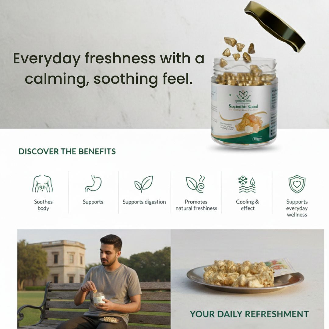 Sugandhit Gond Natural Ayurvedic Chew – Tobacco-Free Alternative (100g)