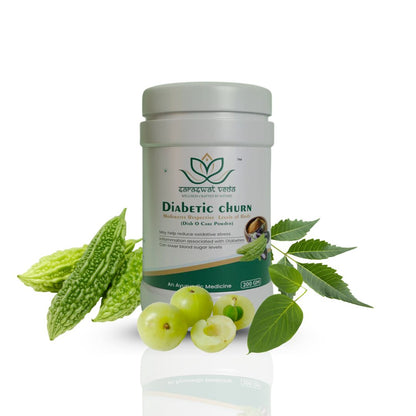 Diabetic Churn Ayurvedic Powder – Blood Sugar Support (200 g)