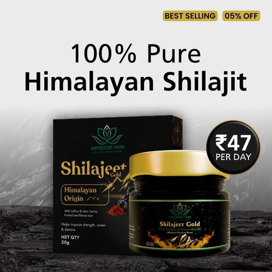 Shilajeet Gold (With Saffron & Swarn Bhasma)