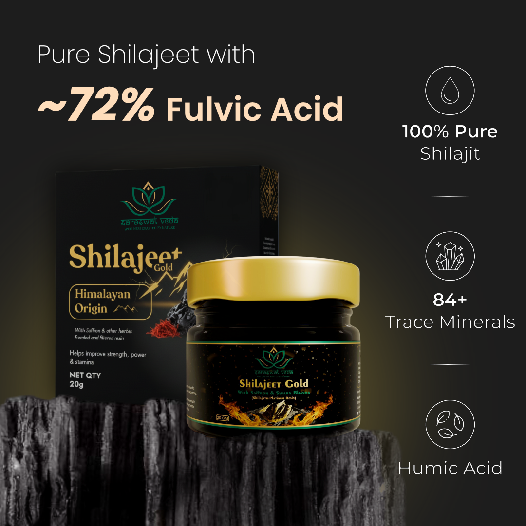 Shilajeet Gold (With Saffron & Swarn Bhasma)